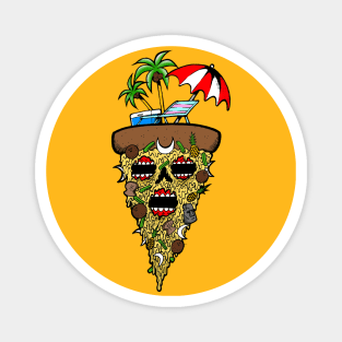 HAWAIIAN Collectible Poison Pizza Magnet